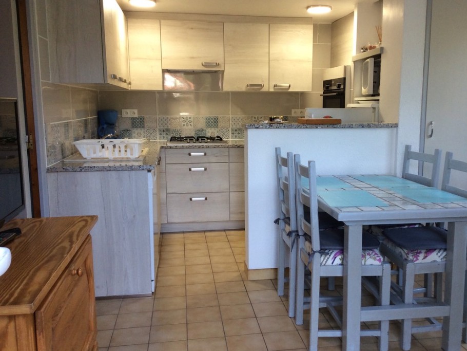 vue d'ensemble séjour cuisine