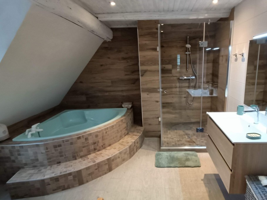 baignoire et douche italienne