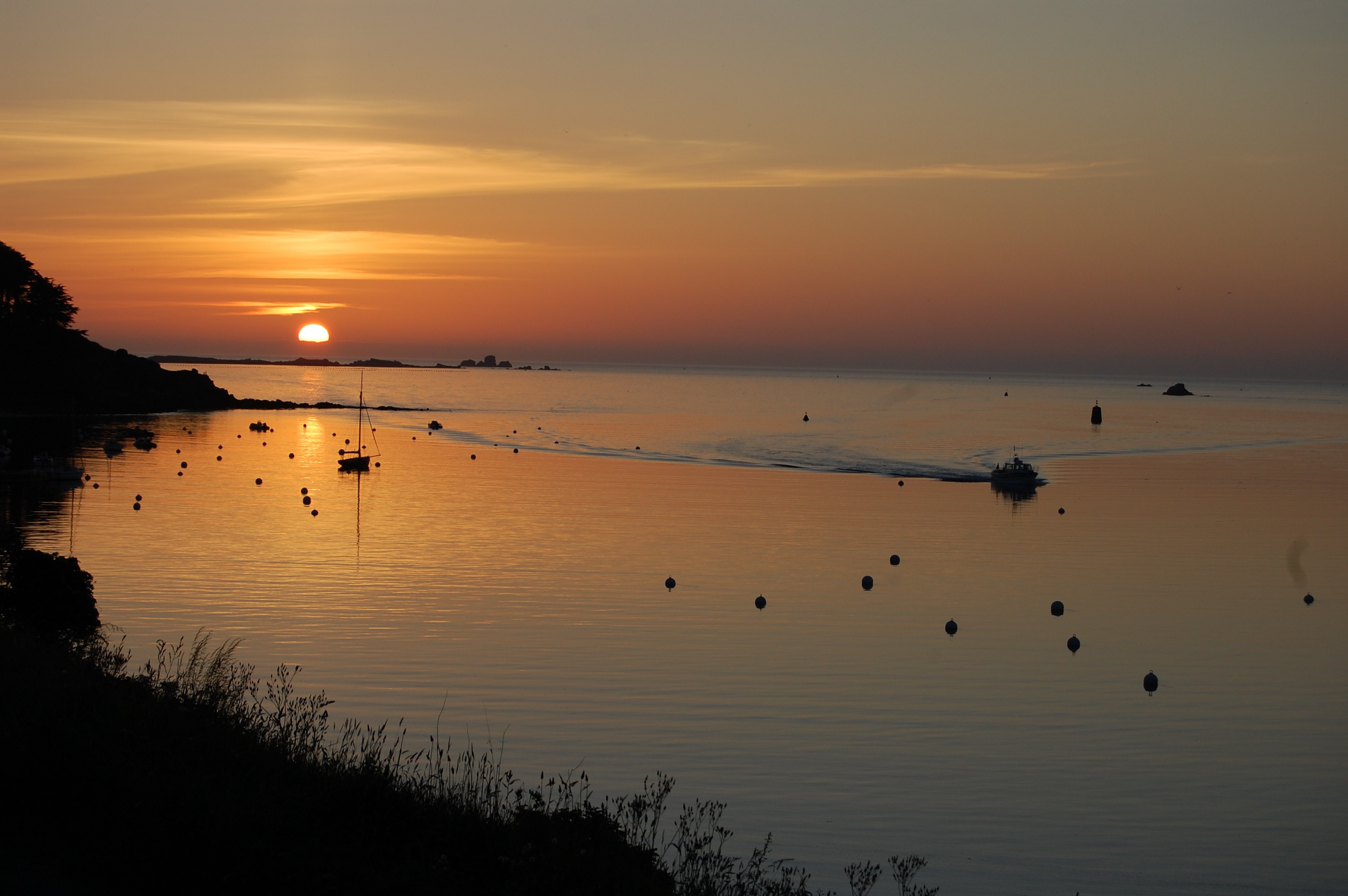 coucher de soleil à St-Pabu