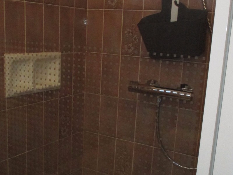 Location, Lannion, la salle d'eau avec douche et WC