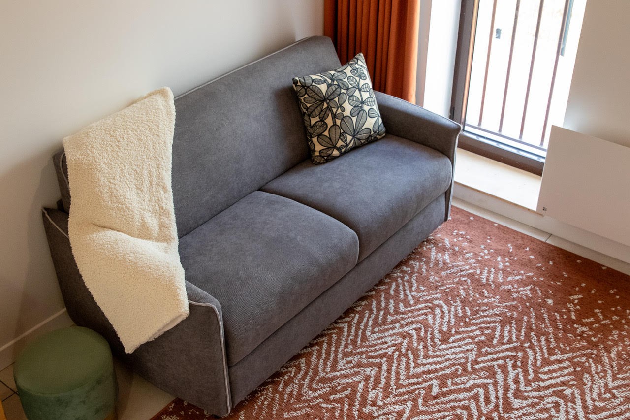 Le salon du gîte Terre