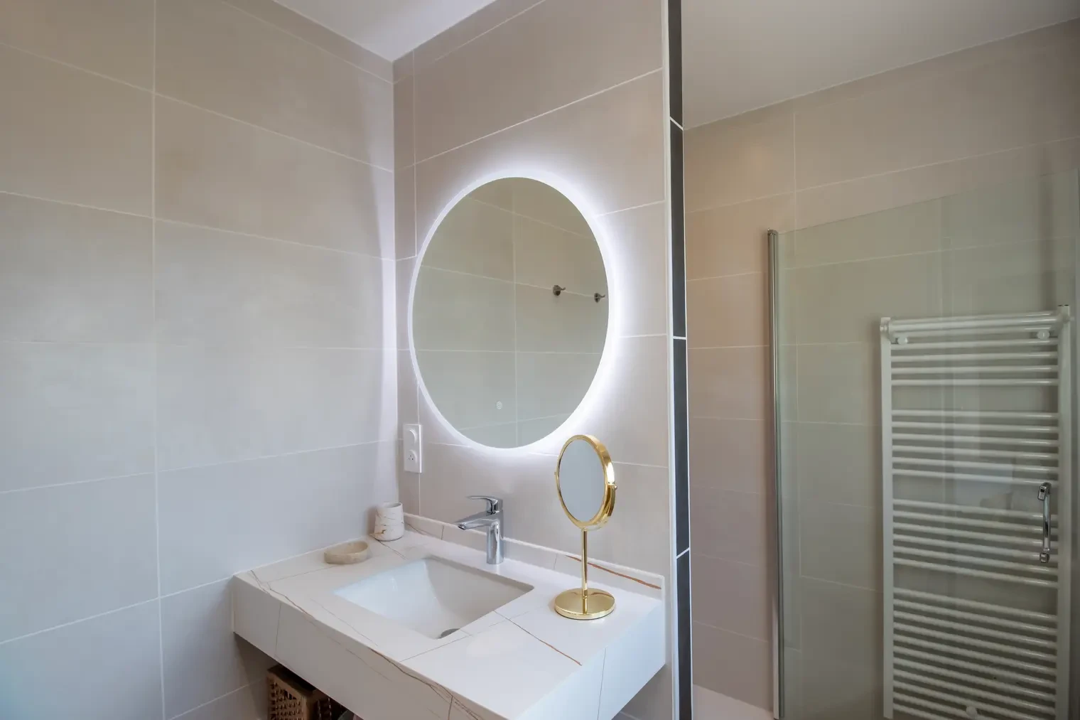 Salle de bains du gîte Pic Epeiche