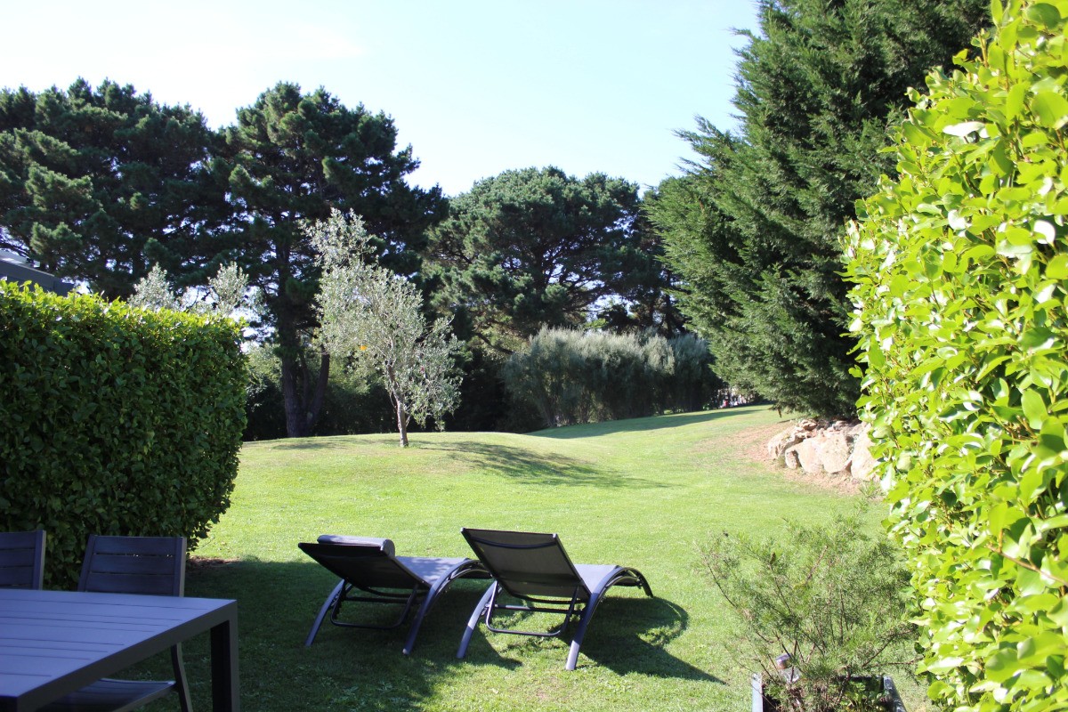 La vue plein sud sur le parc