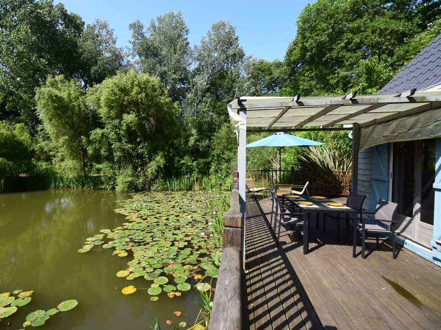 Terrasse vue lac