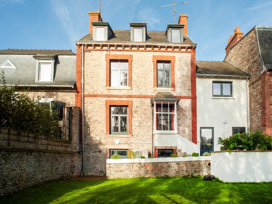 Ti Laouen, Clévacances, vue extérieure côté jardin