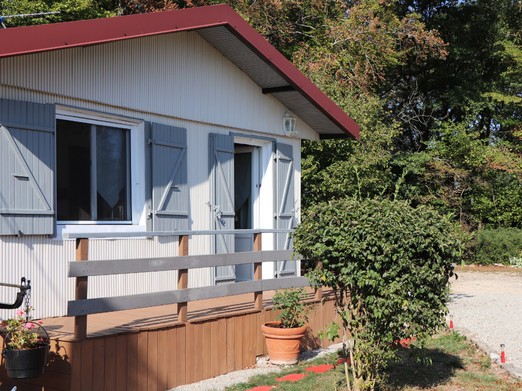 Chalet extérieur de profil