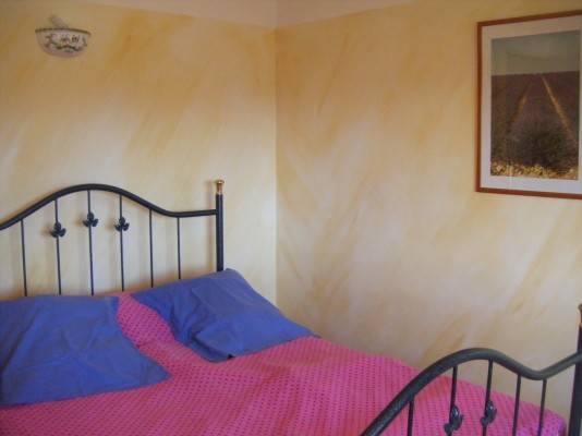 chambre avec lit en 140