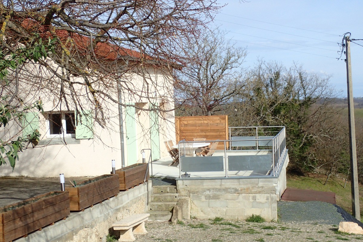 gite la Glycine, terrasse