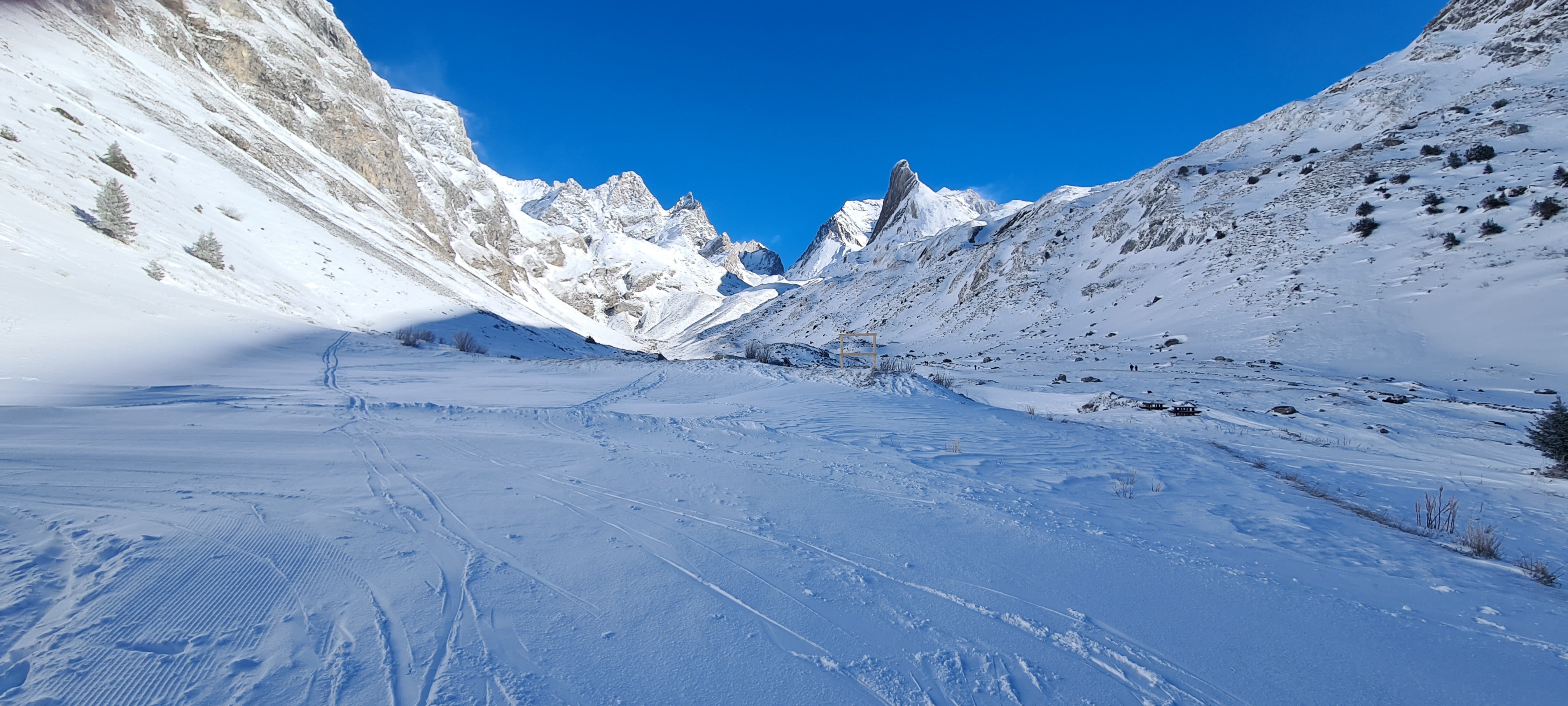 En haut des pistes