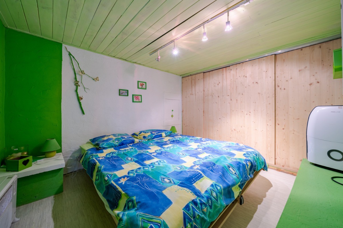 Gîte les Cougnas, chambre verte