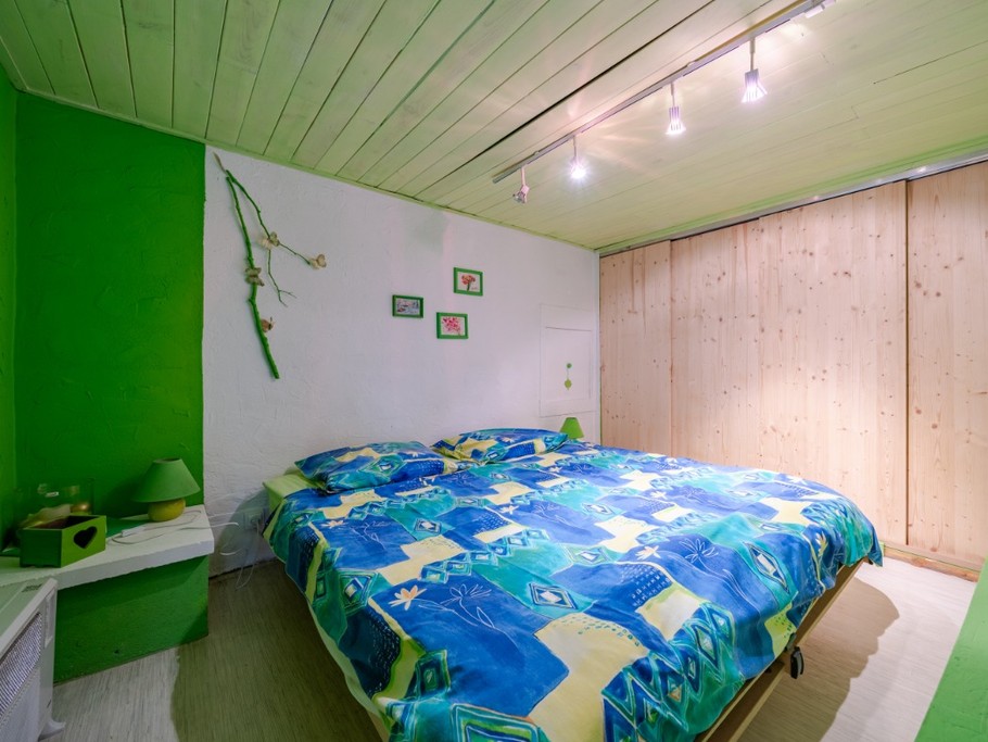 Gîte les Cougnas, chambre verte