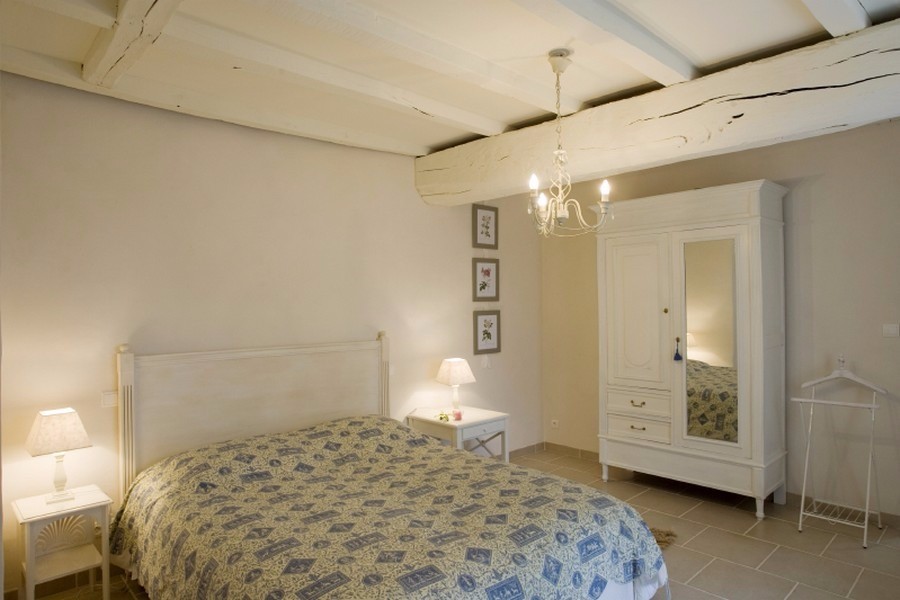 Chambre bleue rez-de-chaussée