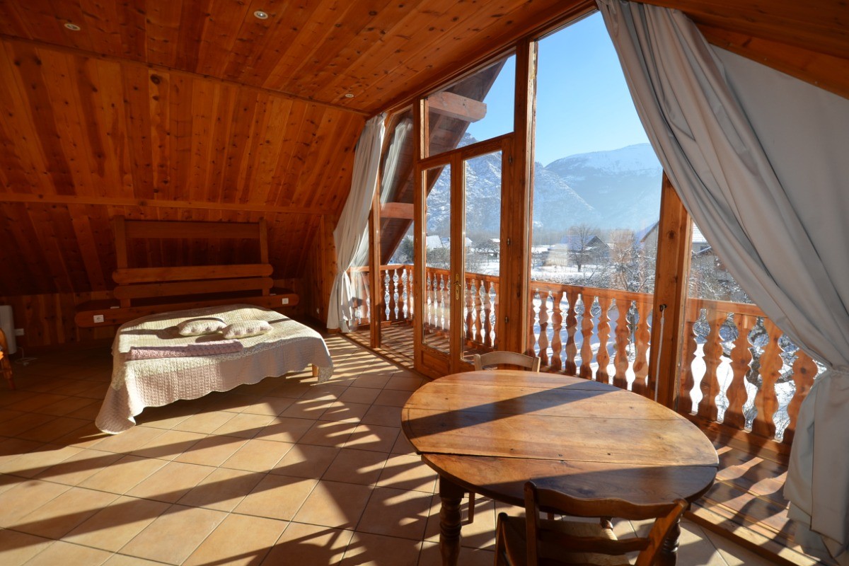 Les Petites Sources : chambre panoramique