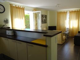 La pièce à vivre : salon/séjour/cuisine américaine