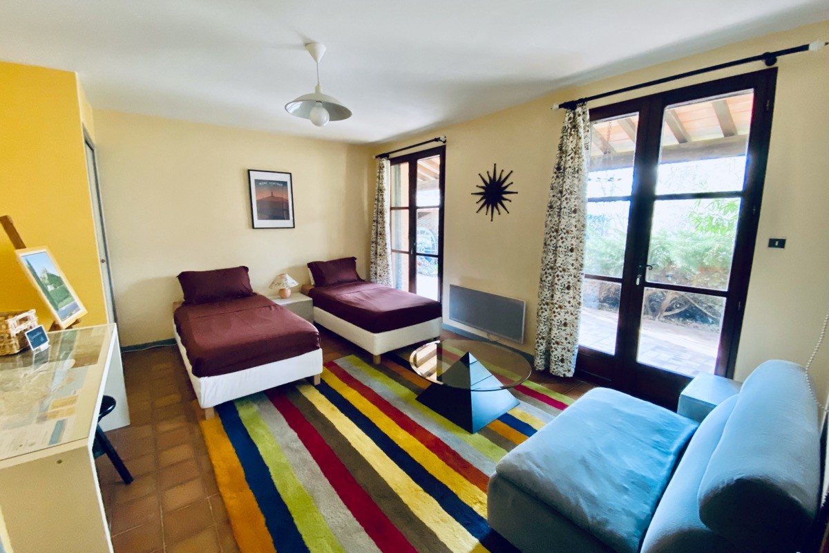 Chambre Ventoux (version 2 lits simples 90X200)