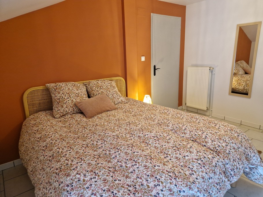 Chambre lit 160 La Mansarde Domaine du Bagnerot