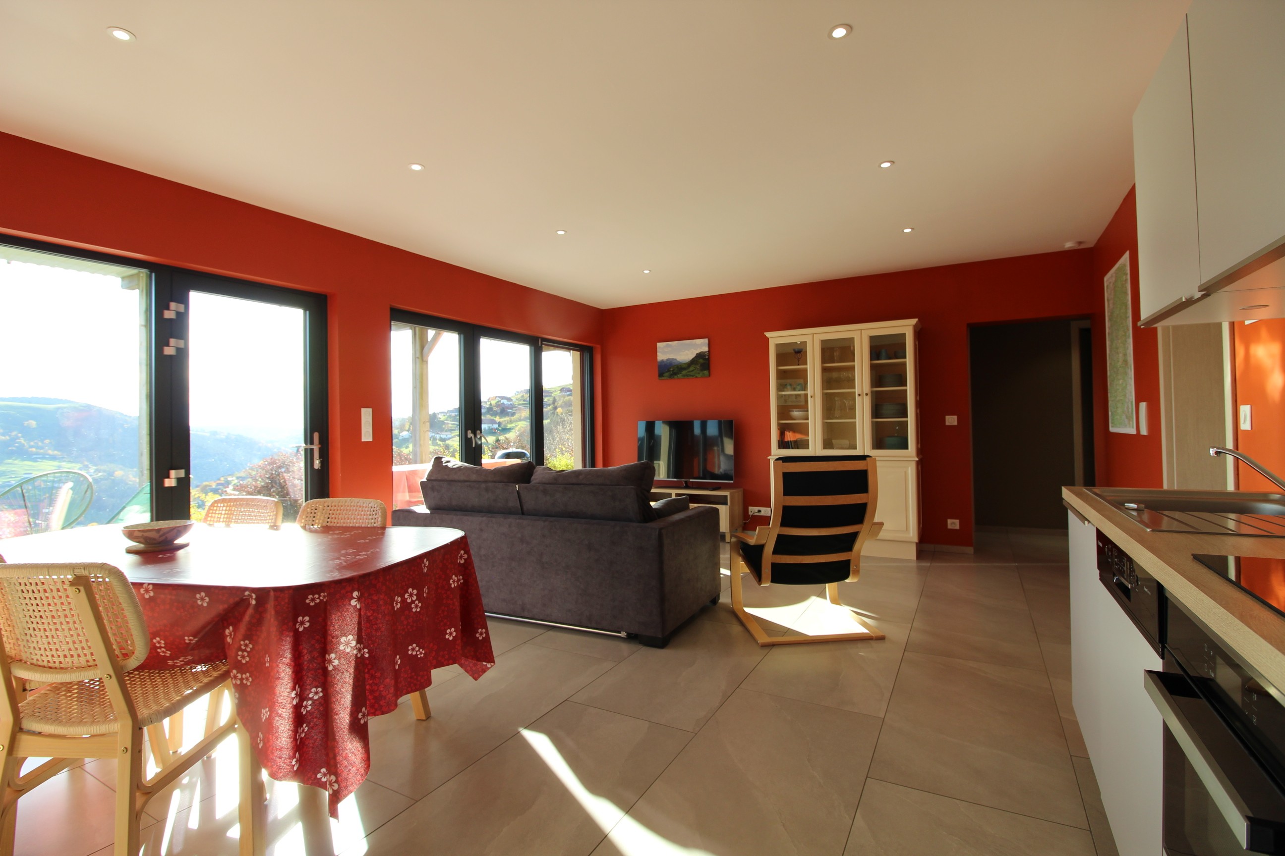 Espace repas - Gîte Au Camp de Base à La Bresse