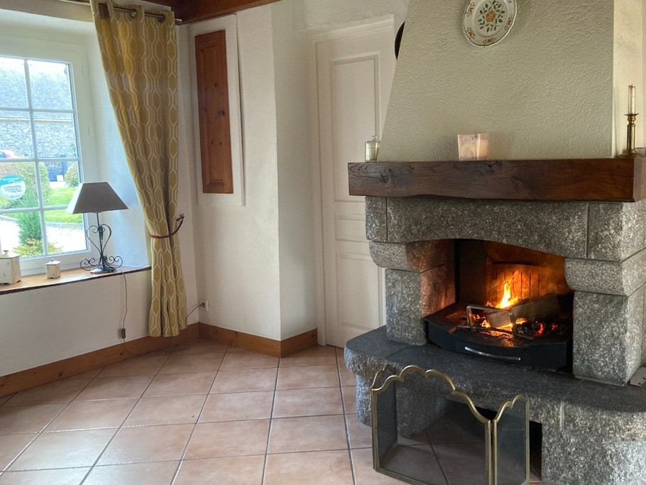 flambée dans la cheminée