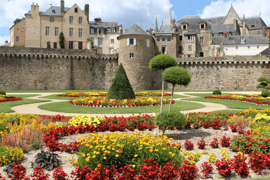 Le jardin des remparts de Vannes