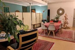 L'alcôve qui offre 2 couchages supplémentaires