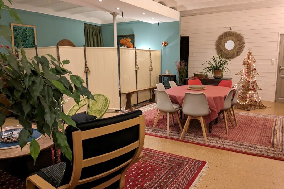 L'alcôve qui offre 2 couchages supplémentaires