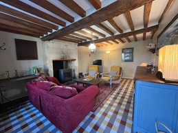 La maison de Karen Gîte 4 personnes Aure/mer salon vue 2