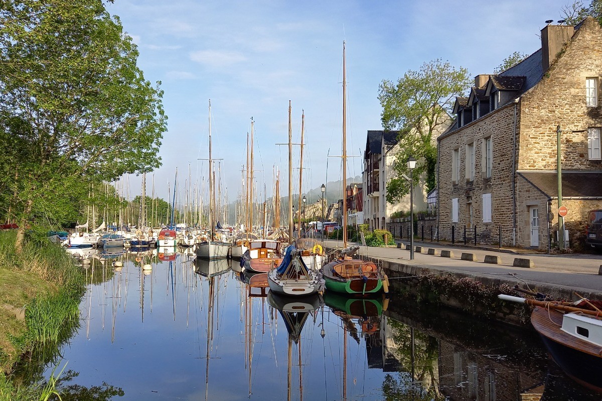 Vieux port de La Roche Bernard, sous le quartier médiéval...