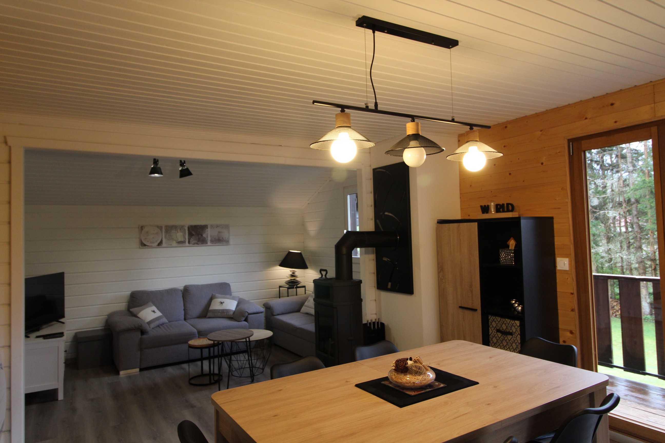 Salon / séjour - Chalet Le Ménil