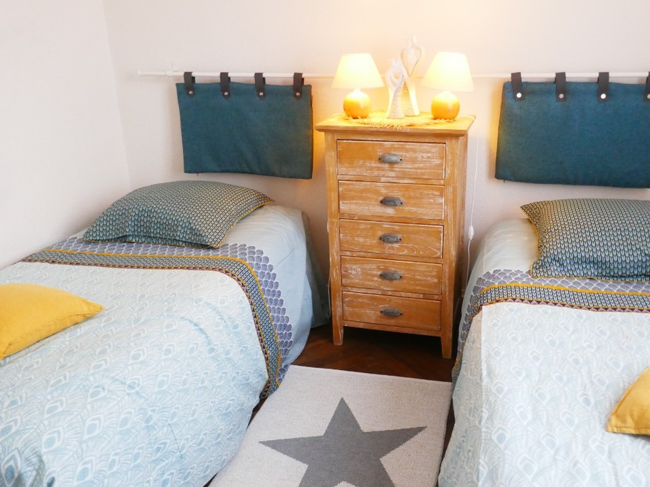 Chambre 2 lits en 90