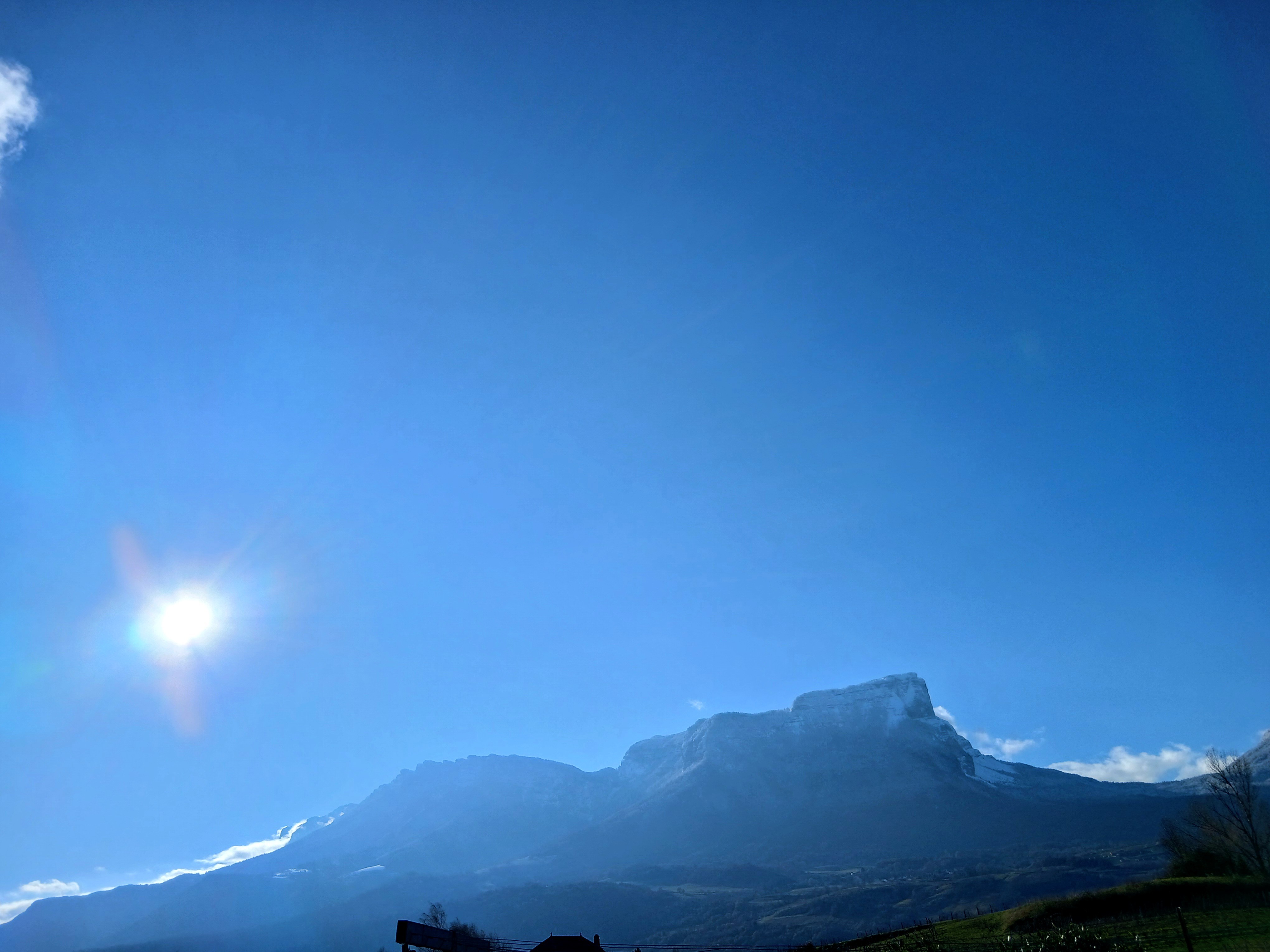 Le Mont Granier enneigé 