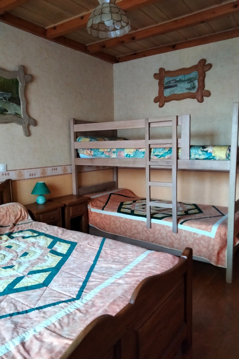 2- chambre 1 lit 140x190 et lit étage 90x190