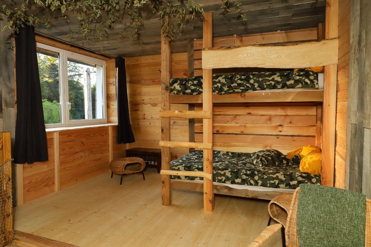 Chambre Esprit Cabane - L'Hôtel Enfoncée Chambres et Table d'hôtes Le Val d'Ajol