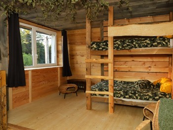 Chambre Esprit Cabane - L'Hôtel Enfoncée Chambres et Table d'hôtes Le Val d'Ajol