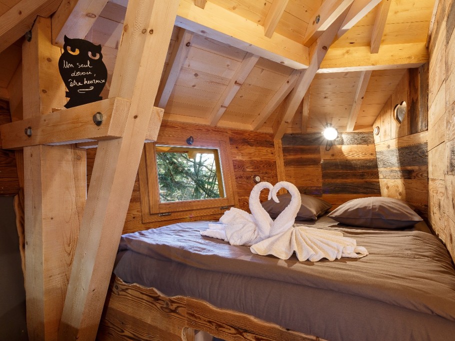 Intérieur cabane "La Bordée"