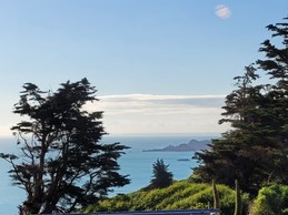 Le Moine, Location, Plouha, Point de la Tour, Clévacances, Chambre étage, lit 160, vue mer