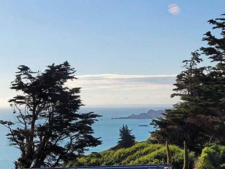 Le Moine, Location, Plouha, Point de la Tour, Clévacances, Chambre étage, lit 160, vue mer