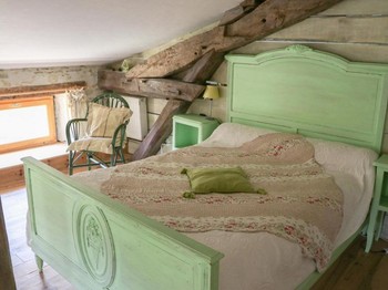 Lit double chambre Le Jardin