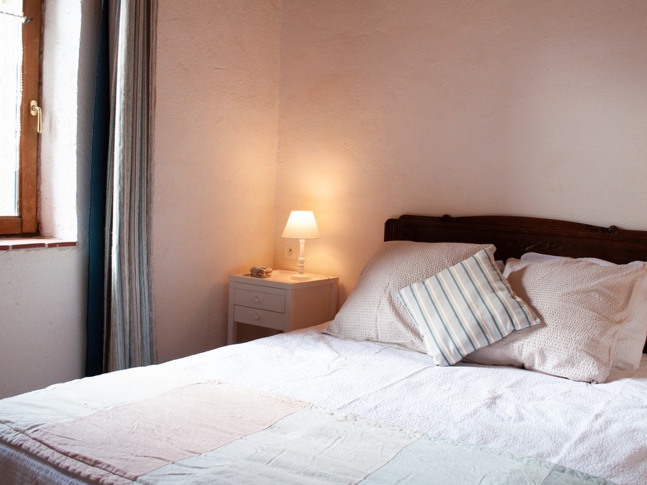 The ground floor bedroom
