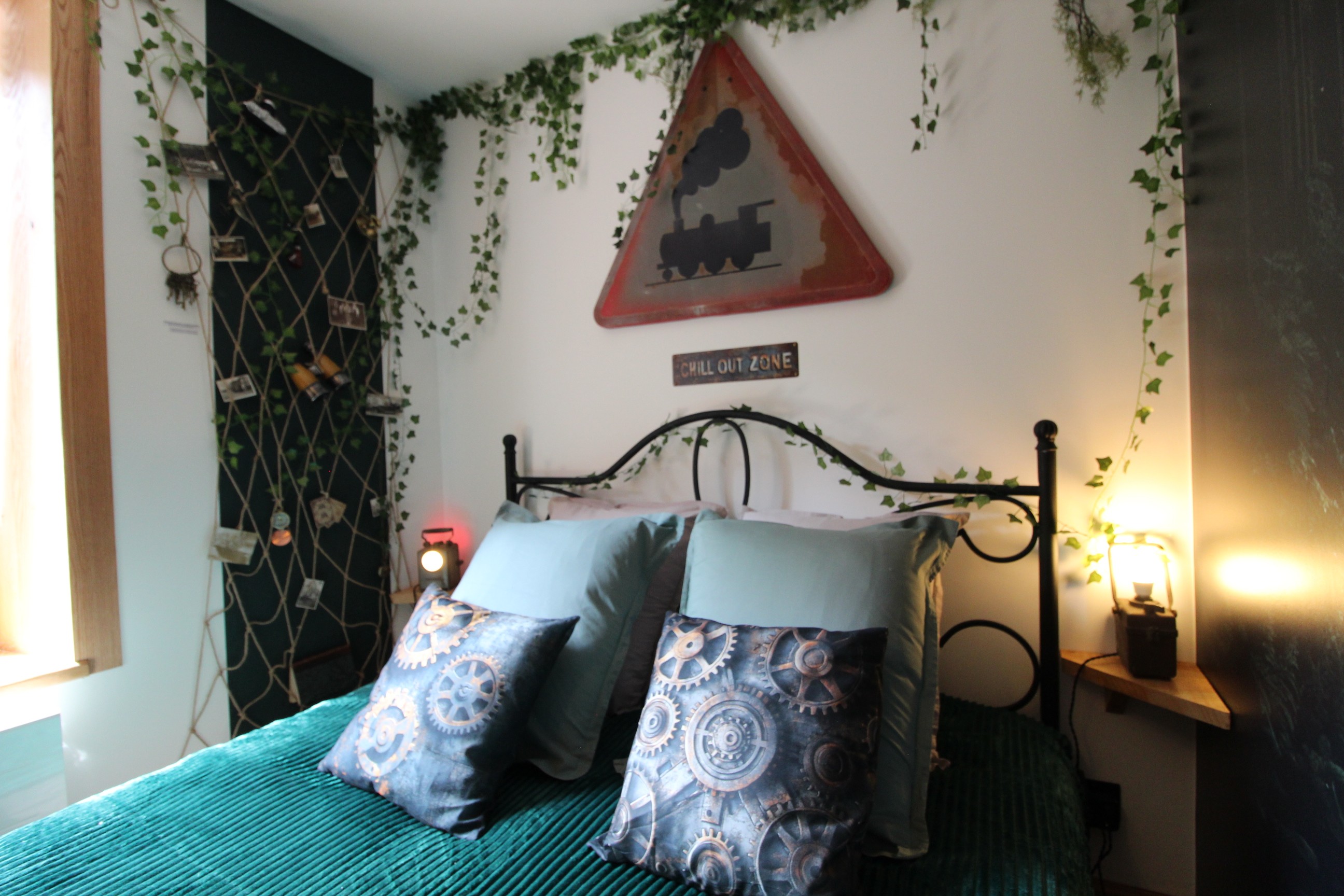 Chambre Verte "Gare Désaffectée" - Gîte de la gare d'Anould