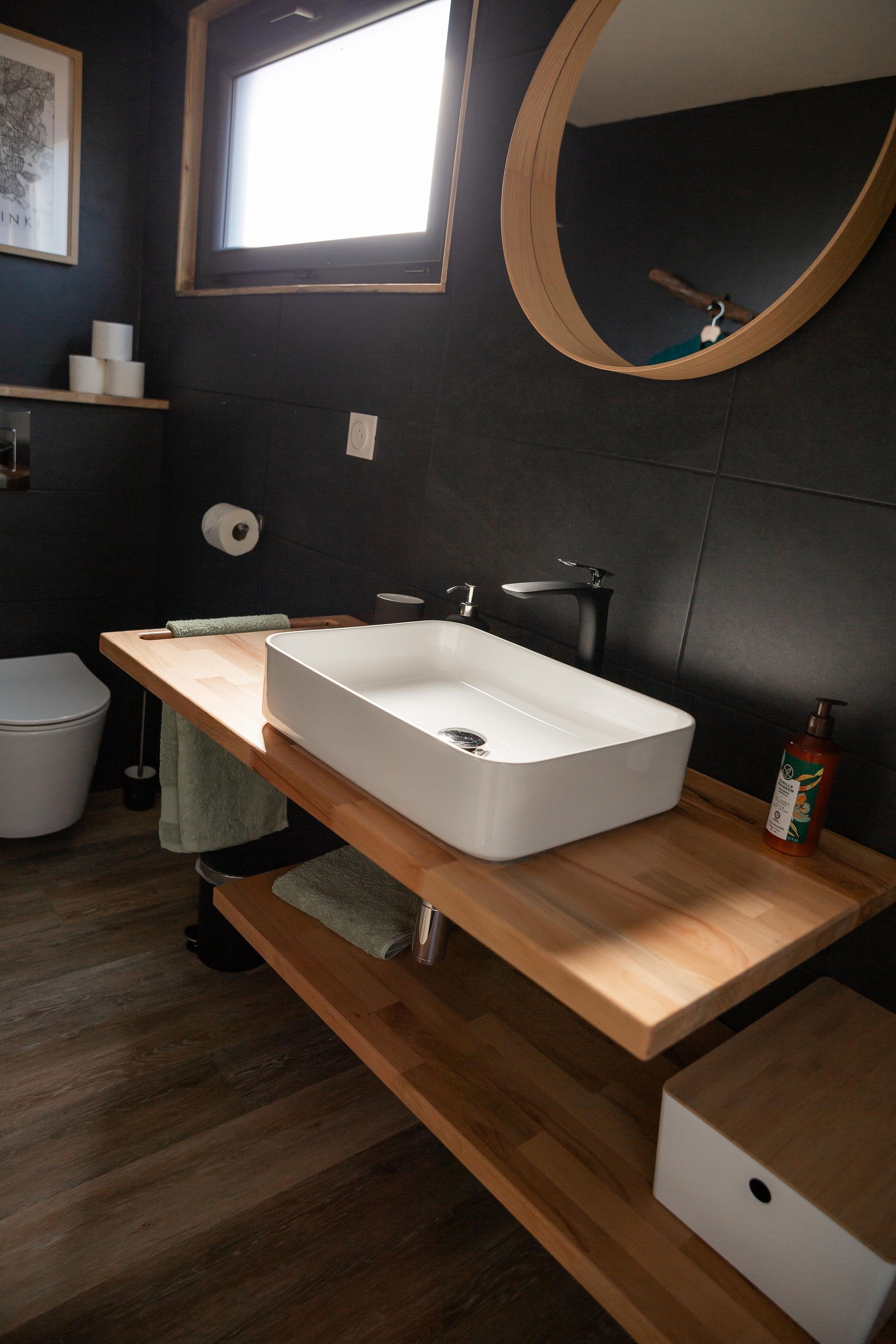 Shower room – Helsinki Lodge, Saint-Léonard, Vosges