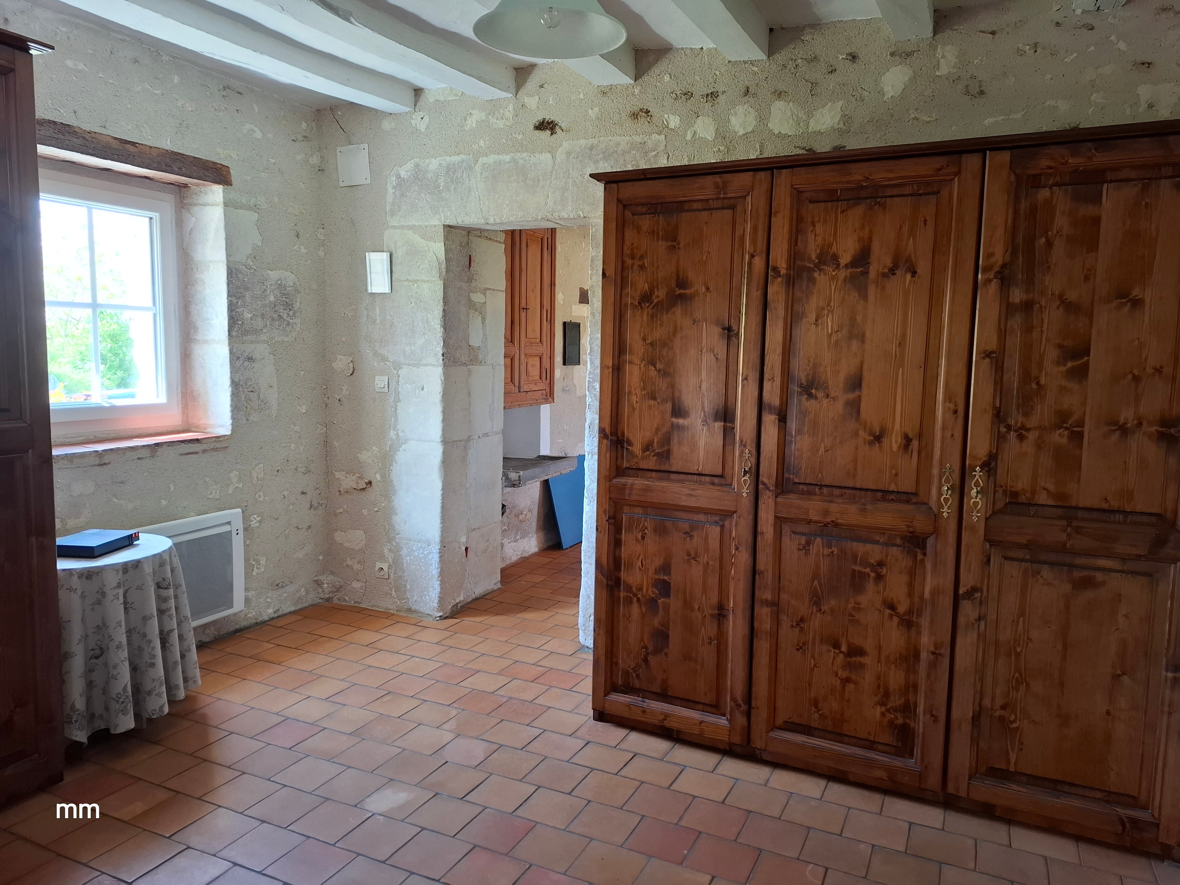 Entrée du salon avec grand rangement