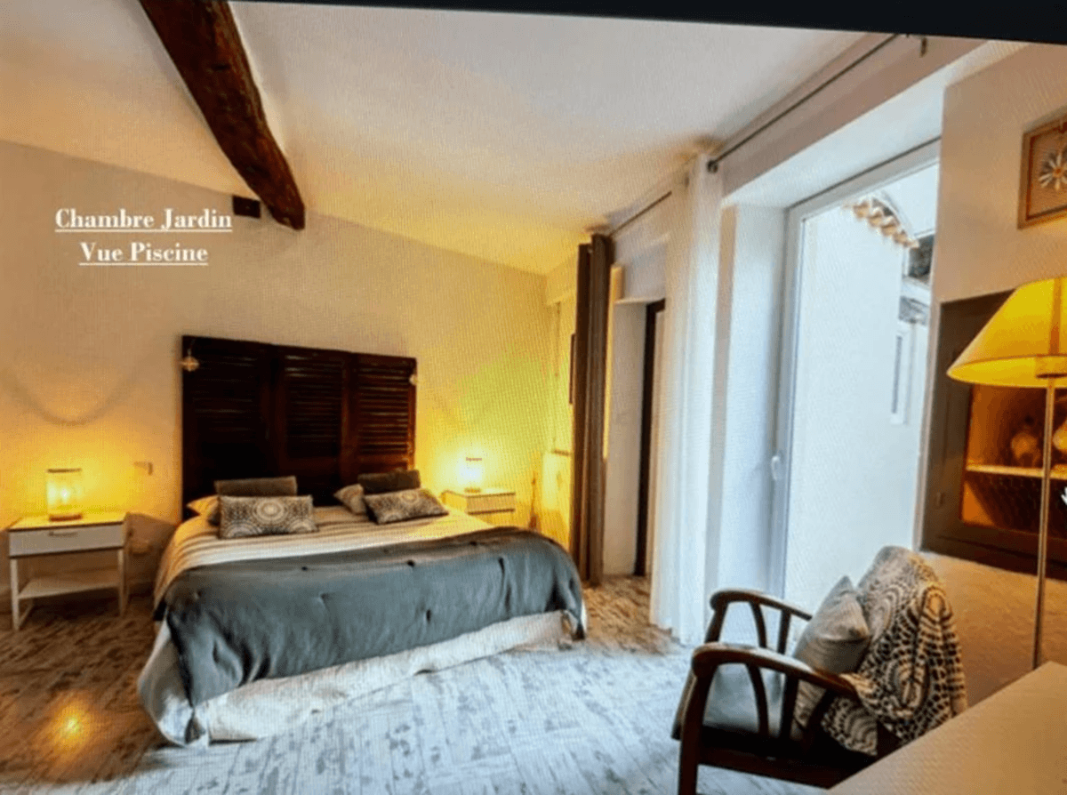 La Cour des Saligues Chambre Jardin