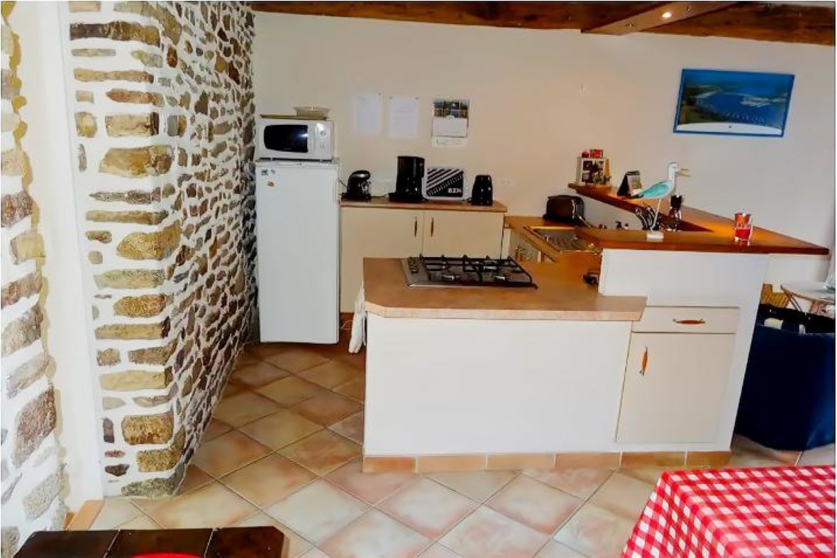 Kitchenette Gîte 2 Marzan