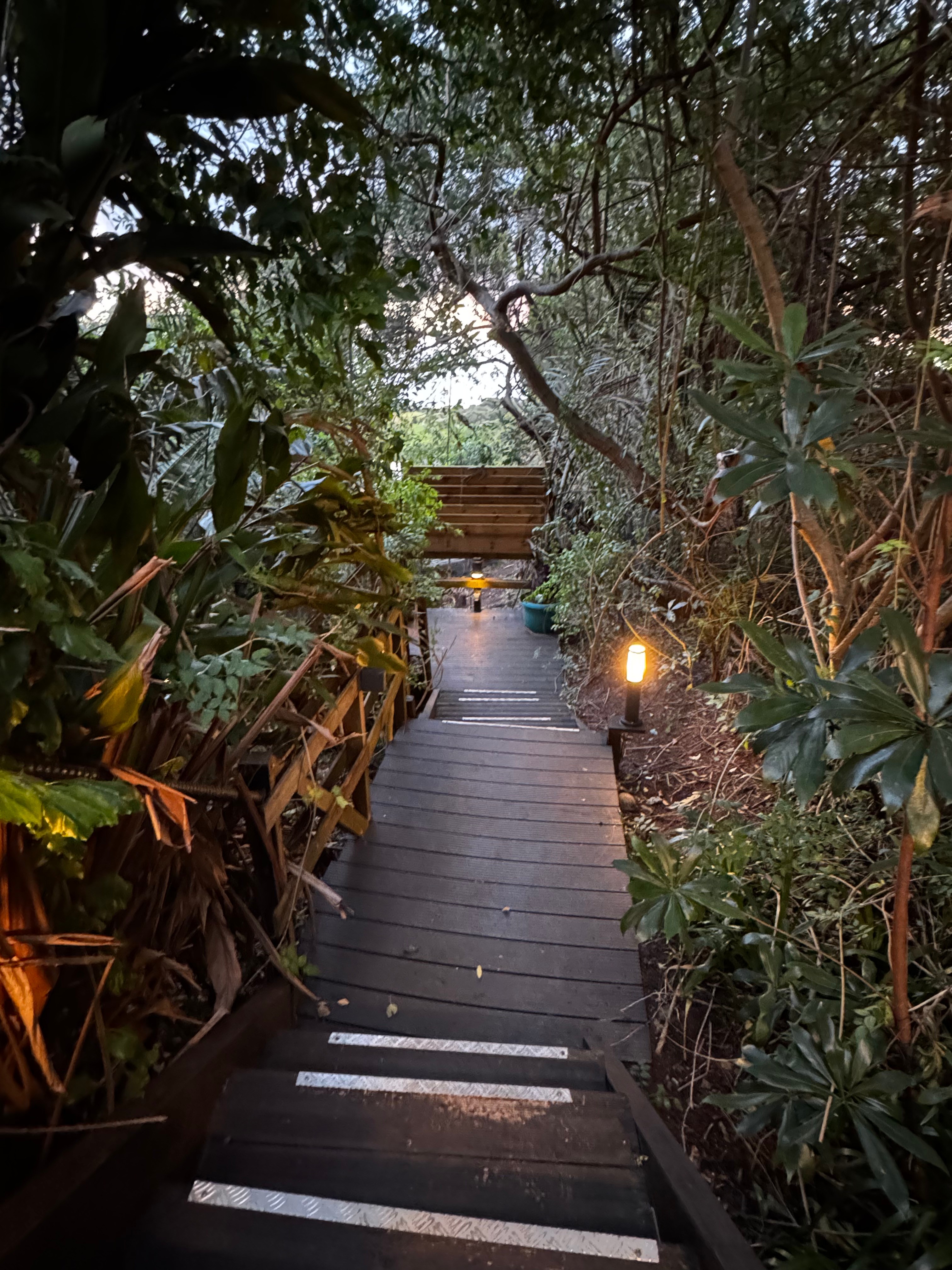 Acces depuis parking