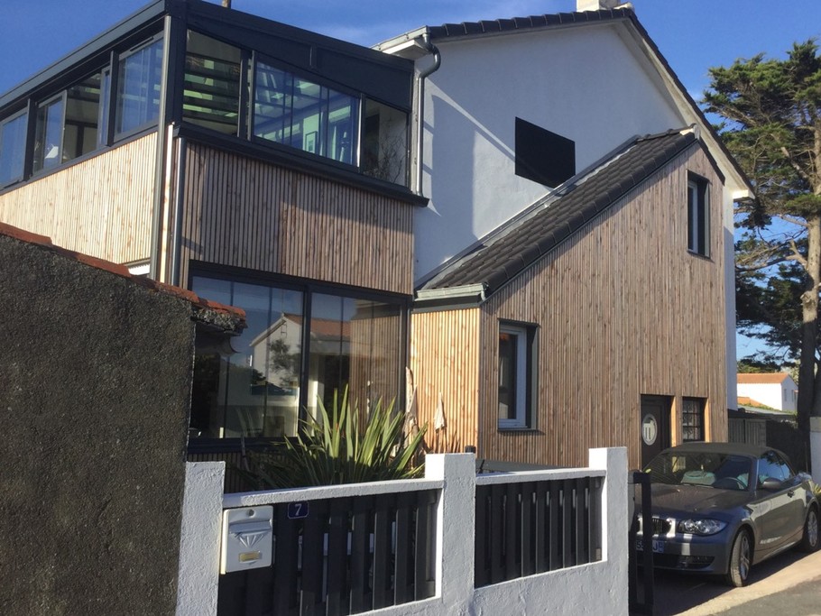 Maison à 100 m de la grande plage sion l océan