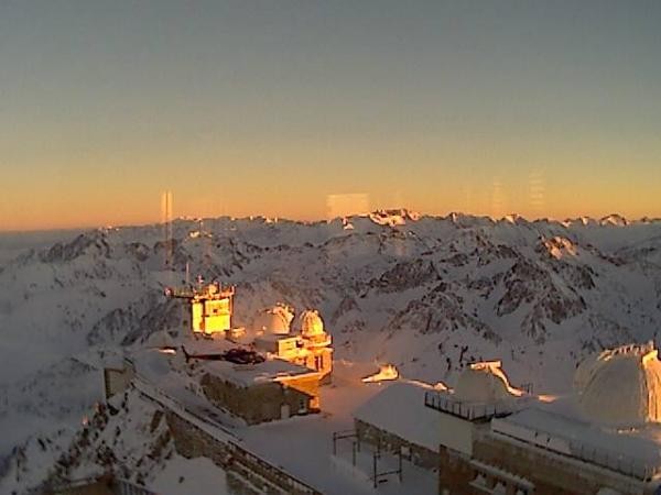 Observatoire Pic du Midi, Panorama en Hiver.