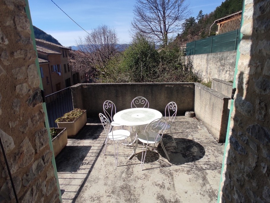 Gîte le Glandaz - Mme Lambert - Chatillon-en-Diois - Terrasse
