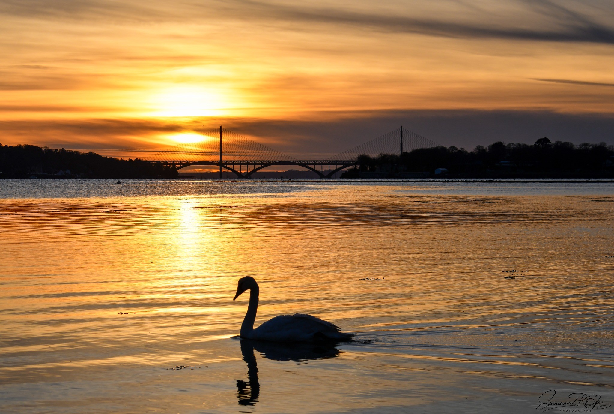 Sunset on Douvez beach - Guipavas