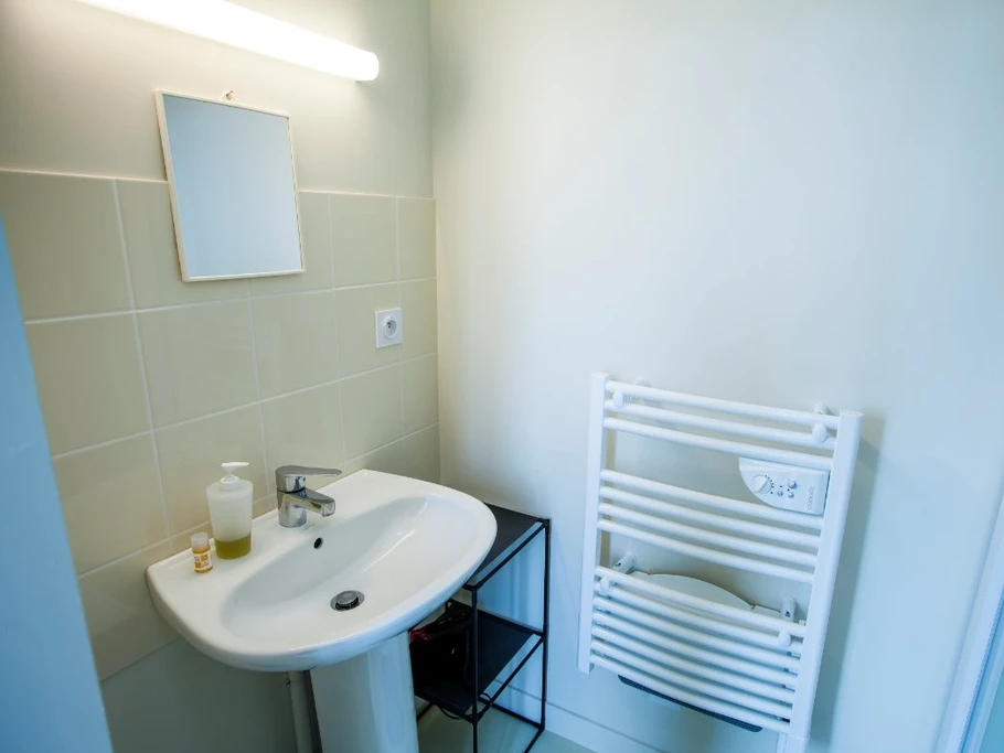 Salle d'eau de la chambre grise