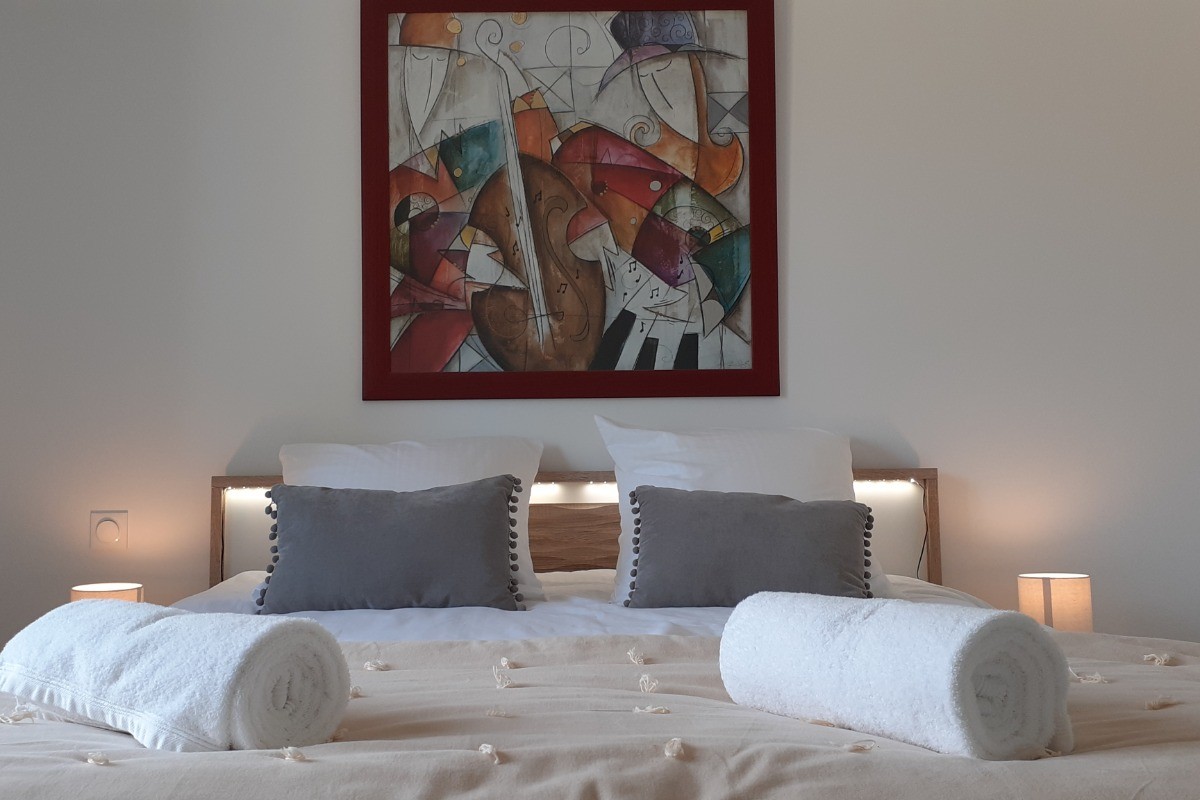 Chambre lit double